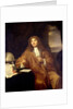 Portrait of Anthonie van Leeuwenhoek, Natural Philosopher and Zoologist in Delft, The Netherlands by Jan Verkolje I