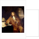 Portrait of Anthonie van Leeuwenhoek, Natural Philosopher and Zoologist in Delft, The Netherlands by Jan Verkolje I