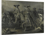 Friedrich V, Elector Palatine, King of Bohemia, and his Wife Elizabeth Stuart on Horseback, Frederick I by Adriaen Pietersz. van de Venne