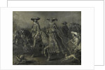 Friedrich V, Elector Palatine, King of Bohemia, and his Wife Elizabeth Stuart on Horseback, Frederick I by Adriaen Pietersz. van de Venne
