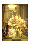 Wilhelmina of Prussia, Consort of William V, Prince of Orange, in the Temple of Arts by Benjamin Samuel Bolomey