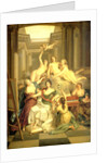 Wilhelmina of Prussia, Consort of William V, Prince of Orange, in the Temple of Arts by Benjamin Samuel Bolomey