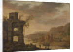 River Landscape by Dirck Verhaert