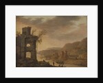 River Landscape by Dirck Verhaert