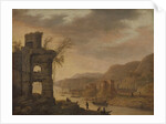 River Landscape by Dirck Verhaert
