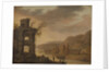 River Landscape by Dirck Verhaert