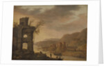 River Landscape by Dirck Verhaert