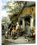 Village Kermesse by Cornelis Dusart