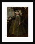 Portrait of a boy with a billygoat by Jan Albertsz. Rotius