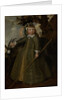 Portrait of a boy with a billygoat by Jan Albertsz. Rotius