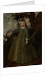 Portrait of a boy with a billygoat by Jan Albertsz. Rotius