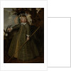 Portrait of a boy with a billygoat by Jan Albertsz. Rotius