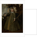 Portrait of a boy with a billygoat by Jan Albertsz. Rotius