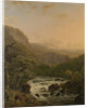River in the Ardennes at Sunset by Henri van Assche