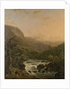 River in the Ardennes at Sunset by Henri van Assche