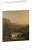 River in the Ardennes at Sunset by Henri van Assche