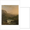 River in the Ardennes at Sunset by Henri van Assche