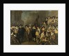 Officers and other Marksmen of the V District in Amsterdam by Jacob Adriaensz. Backer