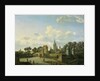 St. Severin in Cologne included in an imaginary Cityscape, Jan van der Heyden by Adriaen van de Velde