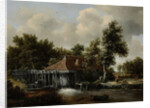 A Watermill by Meindert Hobbema