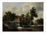 A Watermill by Meindert Hobbema