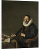 Portrait of Johannes Wttenbogaert, Jan Uytenbogaert, Remonstrant Minister in The Hague, The Netherlands by Jacob Adriaensz. Backer