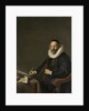 Portrait of Johannes Wttenbogaert, Jan Uytenbogaert, Remonstrant Minister in The Hague, The Netherlands by Jacob Adriaensz. Backer