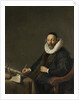 Portrait of Johannes Wttenbogaert, Jan Uytenbogaert, Remonstrant Minister in The Hague, The Netherlands by Jacob Adriaensz. Backer
