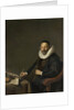Portrait of Johannes Wttenbogaert, Jan Uytenbogaert, Remonstrant Minister in The Hague, The Netherlands by Jacob Adriaensz. Backer