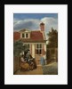 Figures in a Courtyard behind a House by Pieter de Hooch