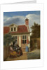 Figures in a Courtyard behind a House by Pieter de Hooch