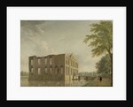 Berckenrode Castle in Heemstede after the Fire, The Netherlands by Jan ten Compe