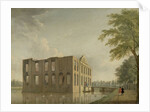 Berckenrode Castle in Heemstede after the Fire, The Netherlands by Jan ten Compe