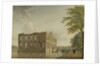 Berckenrode Castle in Heemstede after the Fire, The Netherlands by Jan ten Compe