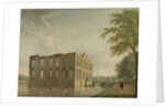 Berckenrode Castle in Heemstede after the Fire, The Netherlands by Jan ten Compe