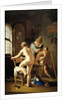 The Painter and his Model by Arnold Houbraken