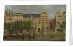 The Latin school on the Singel, Amsterdam by Jacob Smies