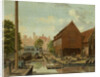 D'Hollandsche Tuin Shipyard on Bickers Island in Amsterdam, The Netherlands by Pieter Godfried Bertichen