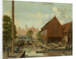 D'Hollandsche Tuin Shipyard on Bickers Island in Amsterdam, The Netherlands by Pieter Godfried Bertichen