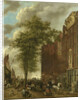 Slijpsteenmarkt, Whetstone Market in Amsterdam, The Netherlands, The Slypsteenen at Amsterdam by Willem Pieter Hoevenaar