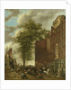 Slijpsteenmarkt, Whetstone Market in Amsterdam, The Netherlands, The Slypsteenen at Amsterdam by Willem Pieter Hoevenaar