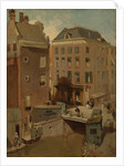The Osjessluis near Kalverstraat in Amsterdam, The Netherlands by Charles Rochussen