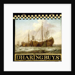 Sign, both sides painted with Herring Boats by Anonymous