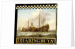 Sign, both sides painted with Herring Boats by Anonymous