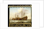 Sign, both sides painted with Herring Boats by Anonymous