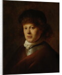Portrait of Rembrandt Harmensz van Rijn by Jan Lievens