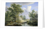 Farms at the Edge of a Forest by Egbert van Drielst