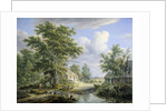 Farms at the Edge of a Forest by Egbert van Drielst