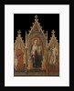 Triptych with the Virgin and Child, and Saints Mary Magdalene and Ansanus by Andrea di Cione Orcagna