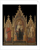 Triptych with the Virgin and Child, and Saints Mary Magdalene and Ansanus by Andrea di Cione Orcagna